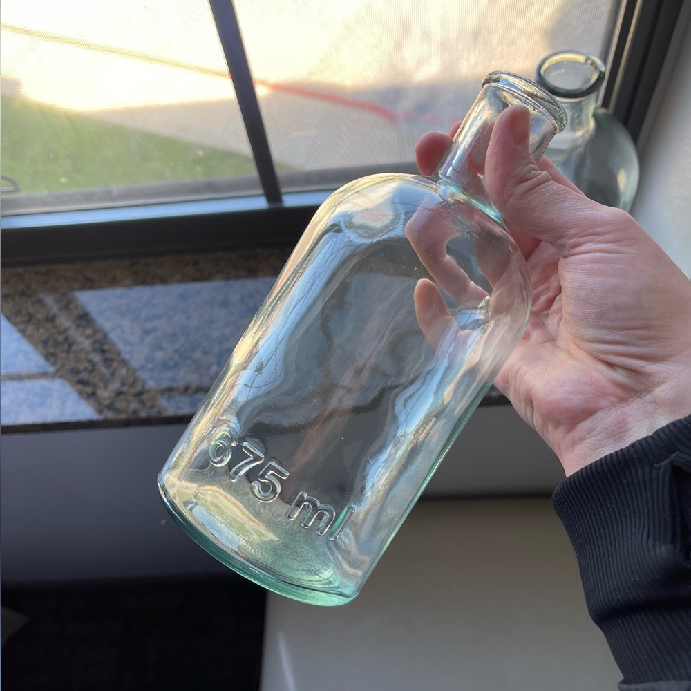 Hearth & Hand Glass Bottles - 675 ml & 1.4L